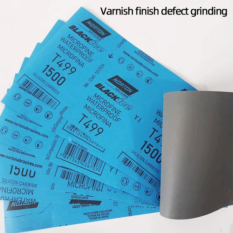 ノートン T499 ビューティーウォーターサンドペーパー 1500 #   2000 カーペイント スプレーペイント 研削 スクラッチ 研磨 サンドレザー