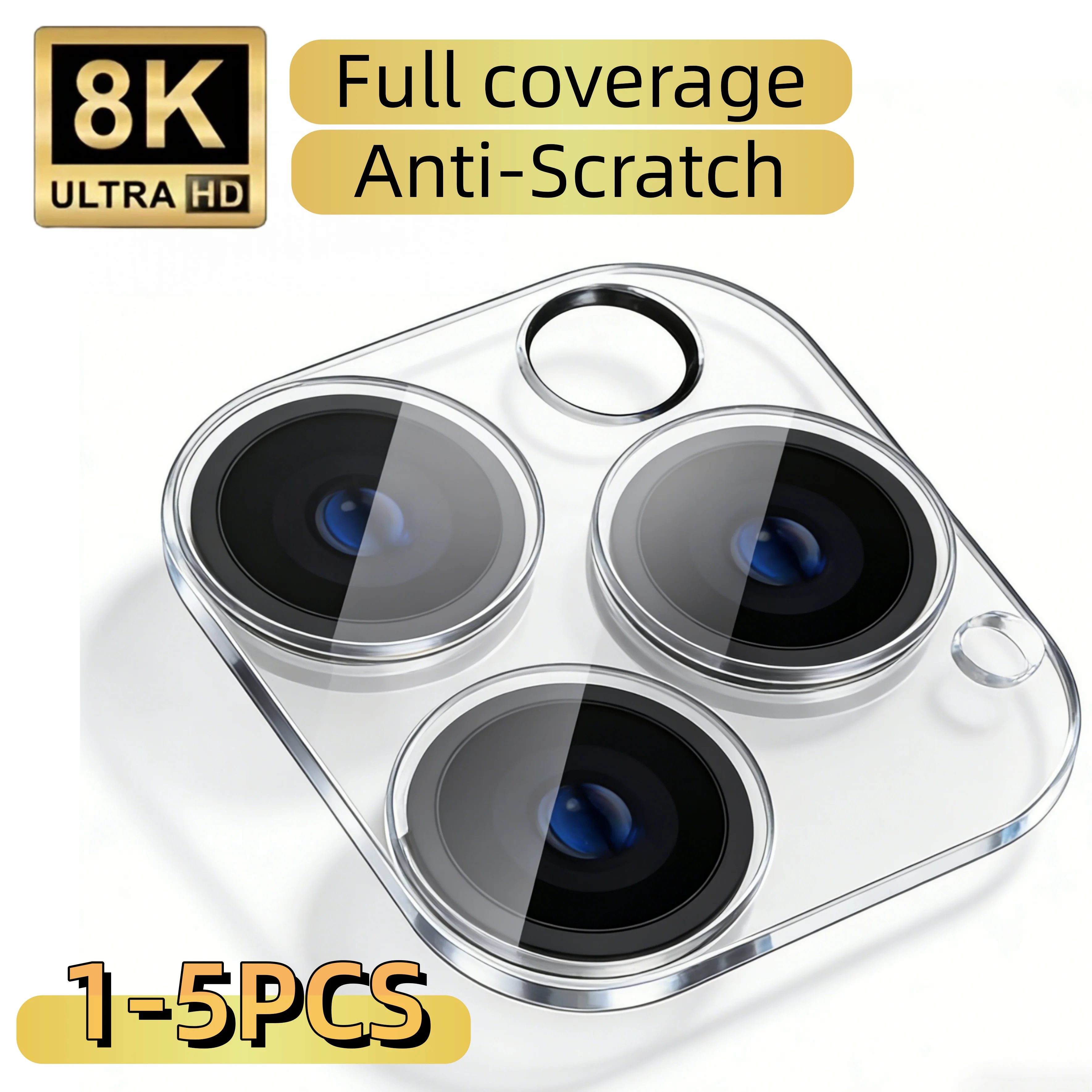 1/5Pcs Camera Lens Cover For IPhone 15 Plus 14 13 12 11 X XS XR Pro Max Lens Tempered Glass Protective Film For iPhone 15