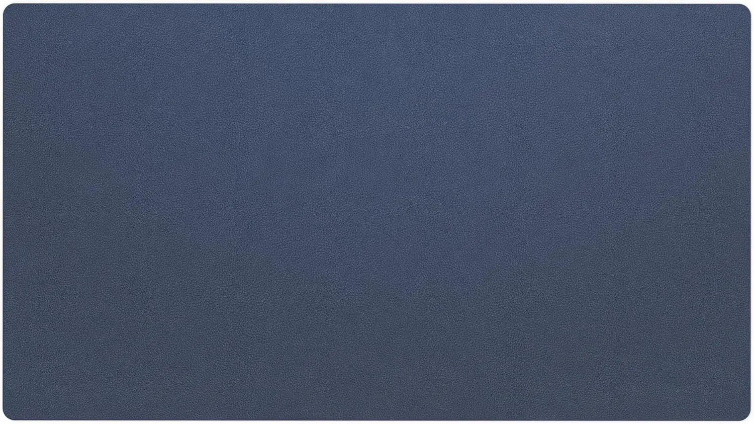 

Leather Desk Blotter Pad 36x20 Inches, Flat Non-Slip Waterproof, Blue