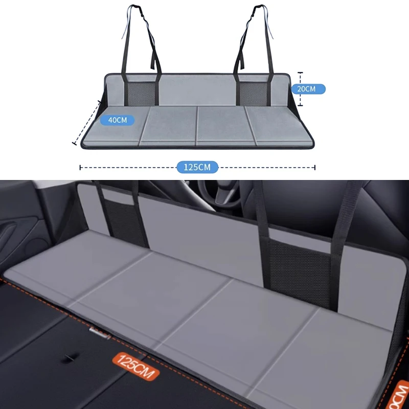 Car Camping Expansion Mat Fit for Chery JETOUR Traveler T2 2024 Car Rear Folding Camping Extension Board Mat Easy Installation