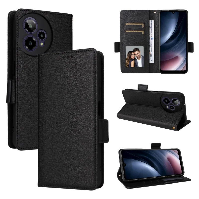 Pertain to Cricket Icon Plus 2026 Luxury Flip PU Leather Wallet Lanyard Stand Case For Cricket AT&T Verge 2 (SM333A) Phone Case
