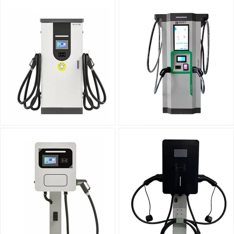 EV DC Fast Charging Pile DC charging stations 200kW Commercial Floor Mounted Station Four Guns Customizable GBT OCPP IP54
