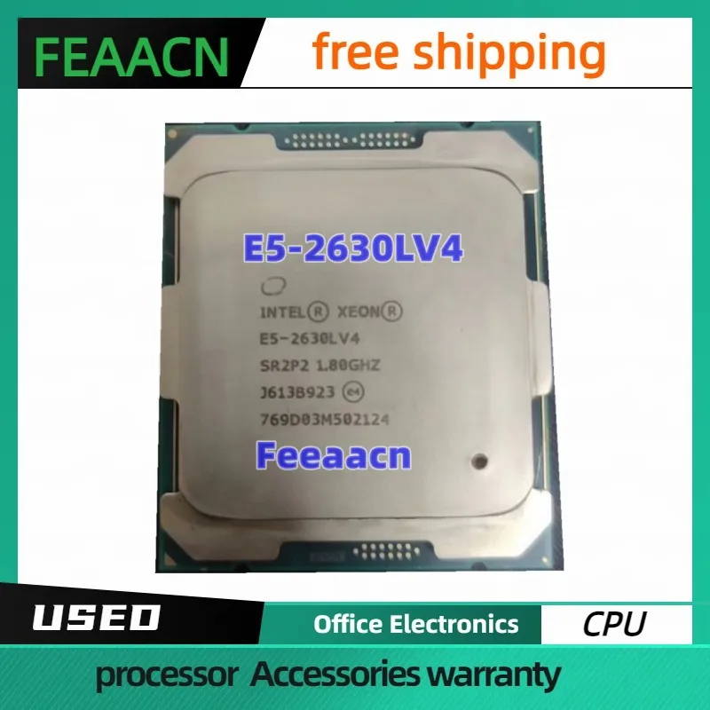 

ЦП Xeon SR2P2 1,80 GHz 10-ядерный 25M E5-2630LV4 V4 E5 2630LV4 frete Графический E5 2630L V4 процессор Intel