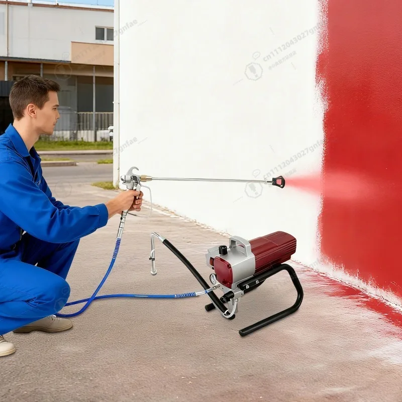 

1800W Heavy Duty Airless Paint Sprayer 29.5ft Hose 9.8in Spray Width High Power Paint Spraying Machine