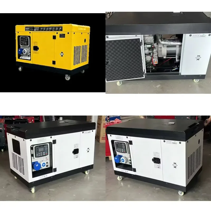 POWER Home Standby Generator 10kW 12kva 15kva 12kw Silent Type with 380v Voltage Soundproof for Emergency Home Use