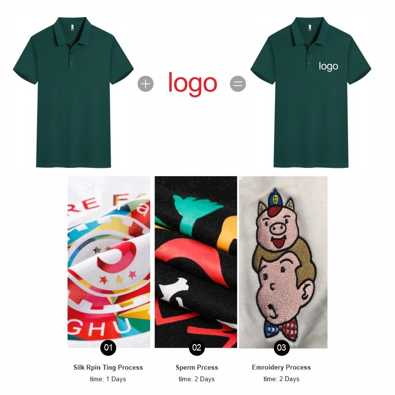 Polo Shirt Custom Logo Causal Embroidery Personal Company Brand Print Men And Women Clothing 16 Colors Summer Fashion Tops