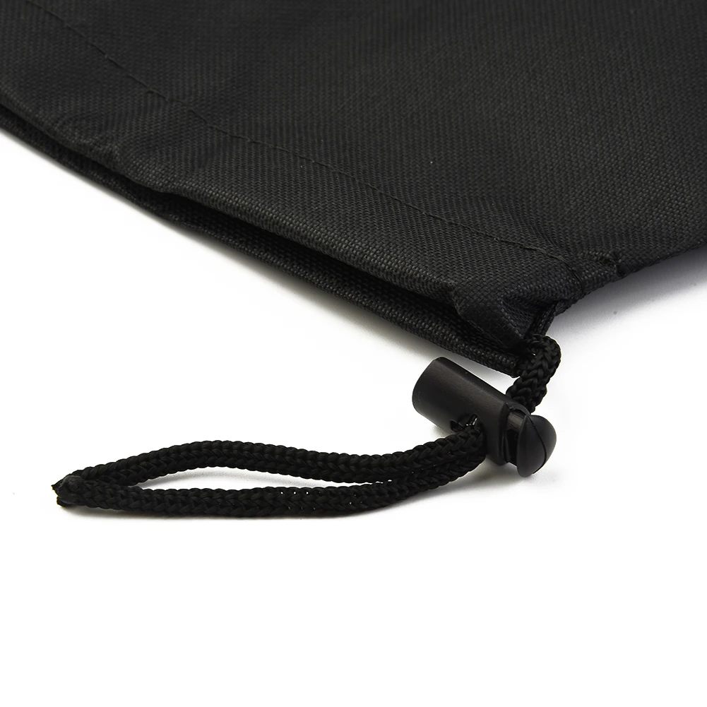 For Leaf Blower Vacuum Bag for Garden Lawn Yard Shredder Use - 420D Waterproof Black Collection Bag 60x45x35 cm