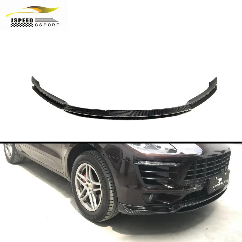 

Suitable for Carbon fiber front bumper lips Suitable for the Porsche MACAN Sport Utility 4-door 2014-2017