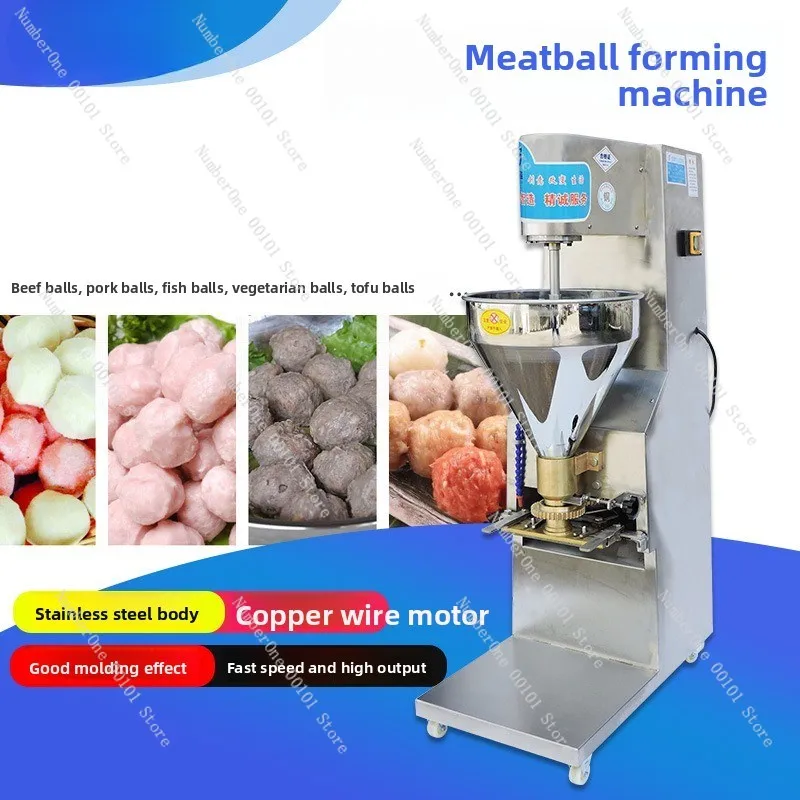 Electric Stainless Steel Pork Beef Fish Ball Machine Automatic Meatball Forming Machine Commercial Fried Tofu Ball Maker