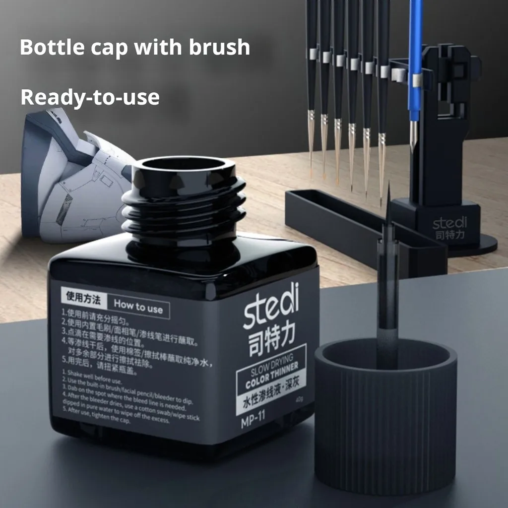 Stedi MP Series 40g Weathering Acrylic Paints Panel Liners for Gunpla Military Models Hobby DIY Crafting Models Build Supplies
