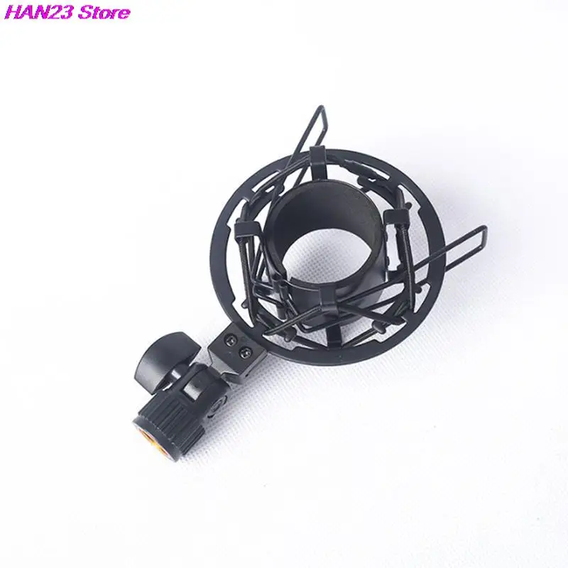 Professional Metal Microphone Shock Mount Locking Knob Reduce Noise Broadcast Clip Studio Recording Mic Holder Spider Condenser