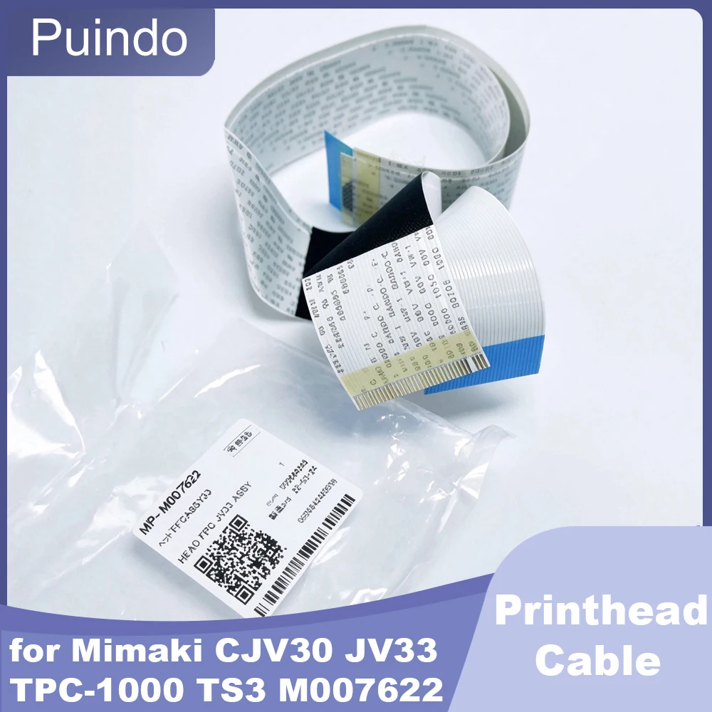 1Set2PCS Original Printhead Cable for Mimaki CJV30 JV33 TPC-1000 TS3 M007622