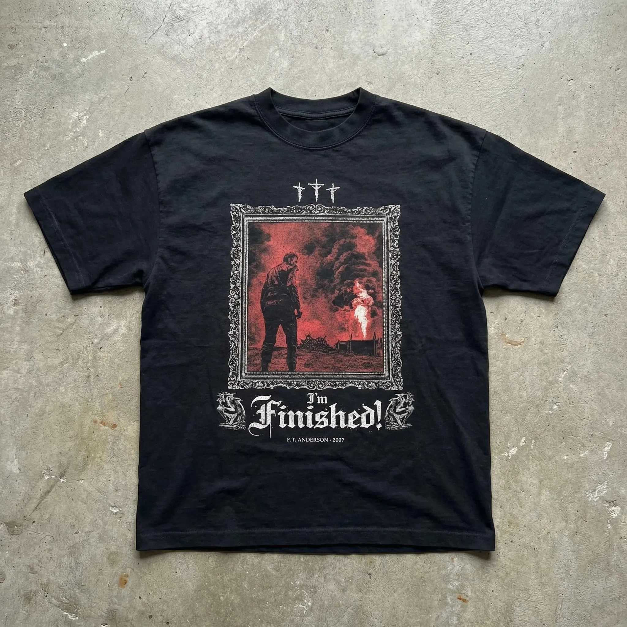 Summer Women's I'm Finished Vintage Graphic  T-shirt Pure Cotton and Breathable Short Sleeve Streetwear Oversized Loose Casual