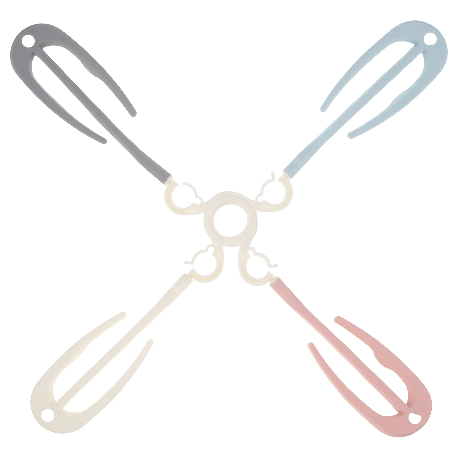 

4Pcs Plastic Hanging Shoe Drying Rack Portable Space Saving Organizer Shoe Storage for Home Balcony Slippers Shoes