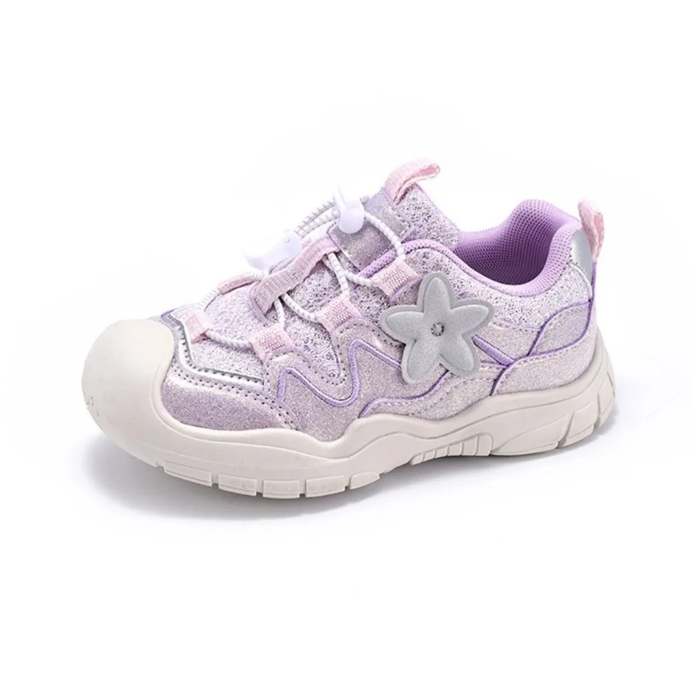 

Children's Sneakers Girls' Sports Shoes 2026 Spring New Soft Soled Kid's Casual Shoes Outdoor Mesh Lightweight Hiking Shoes