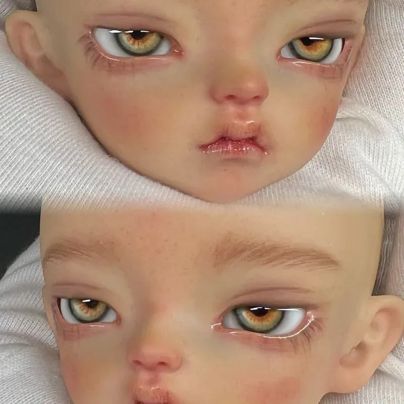 Boneca bjd globo ocular adequado para 1/3 1/4 1/6 ob11 tamanho olhos brinquedos bonito gesso olho artesanal acessórios de boneca