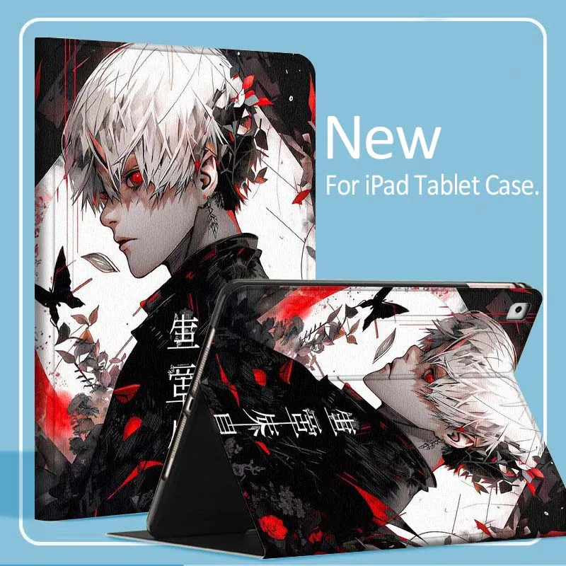 

T-Tokyos G-Ghouls Cool For iPad Pro Air Mini 1 2 3 4 5 6 7 7th 8th 9th 10th 11th 10.2 9.7 10.5 10.9 11 Tablet Case Cover