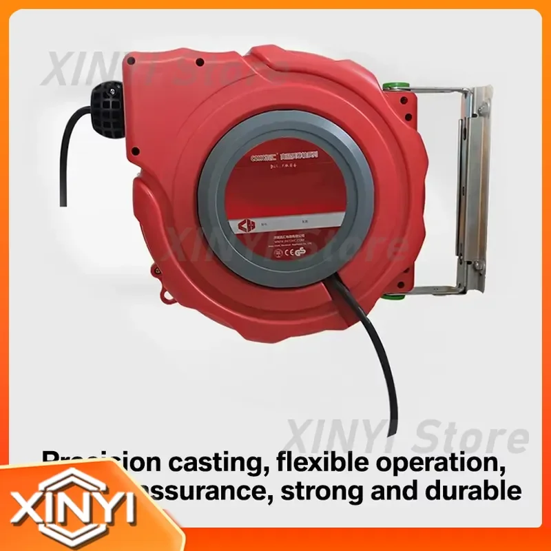 Car Wash Shop Garage Machine Ceiling Wall Telescopic Extension Cord Reel for Automatic Rewind Spring Return Cable Reel for