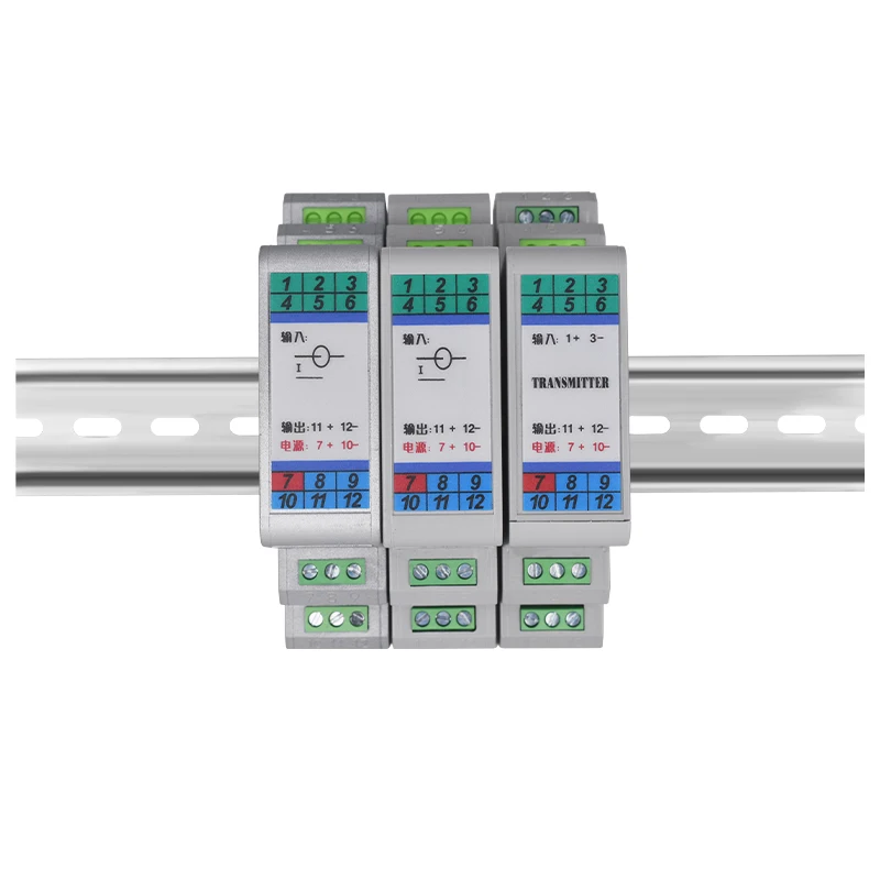 Perforated Single Phase AC Current Transmitter AC0~200A Input Current Transducer DC24V 4-20mA Output Hall Effect Current Sensor