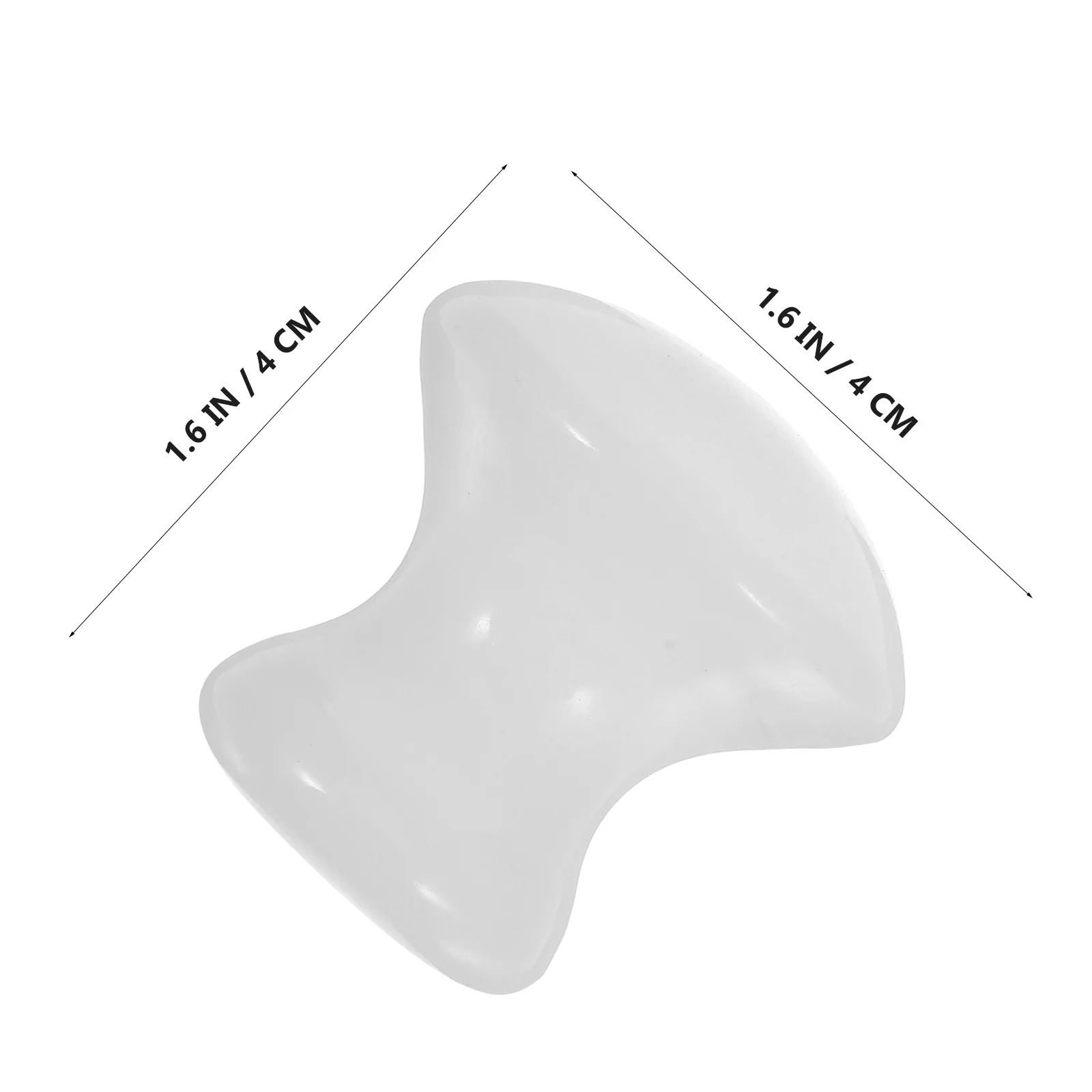 Jade Paddestoel Massager 1 st Steen Gezichtsroller voor Oogmassage Schrapen Huidverzorging Schoonheid Afslanken Tool