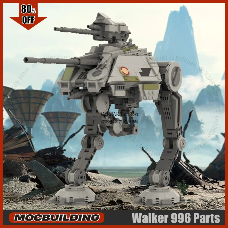Space Movie MOC Building Blocks Republic Walker Model Transportion Technology Bricks DIY Assemble Display Toys Xmas Gifts