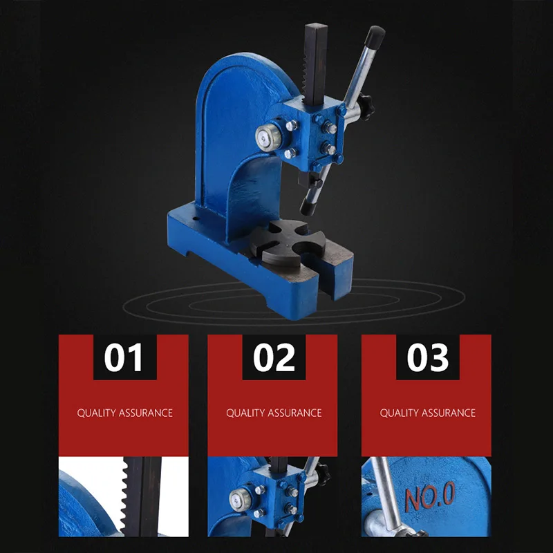 0.5T Manual Presses Machine Industrial Hand Press Mechanical Wrench Punch Press Machine High-intensity 2025 NEW