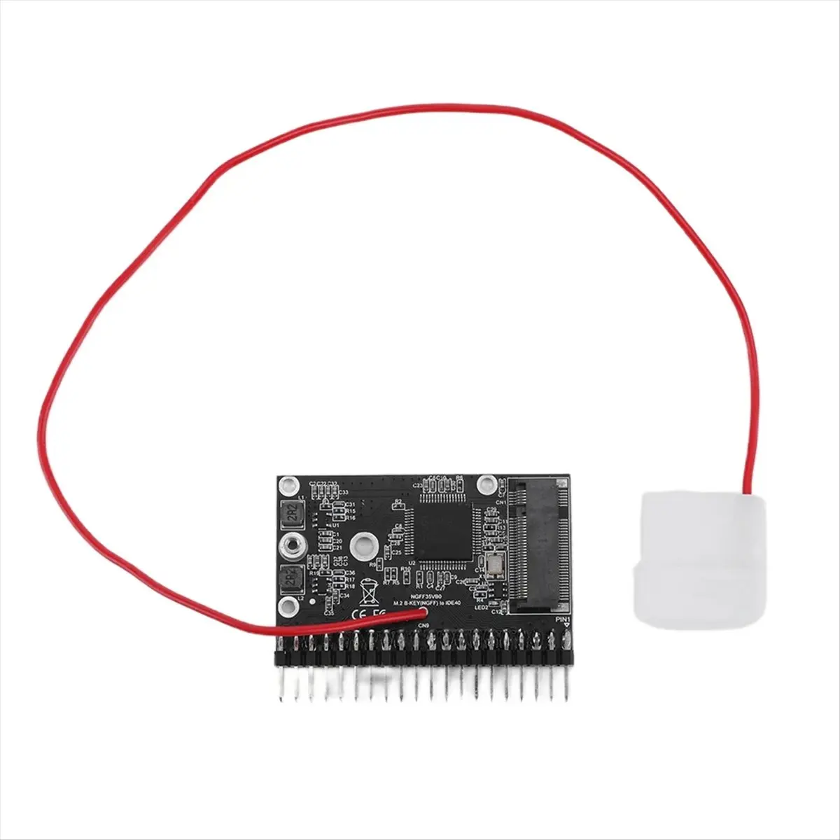 2026 جديد + M.2 NGFF إلى 3.5 بوصة IDE 44pin بطاقة محول NGFF SSD إلى 3.5 IDE محول 150 ميجابايت/ثانية M.2 IDE محول للكمبيوتر