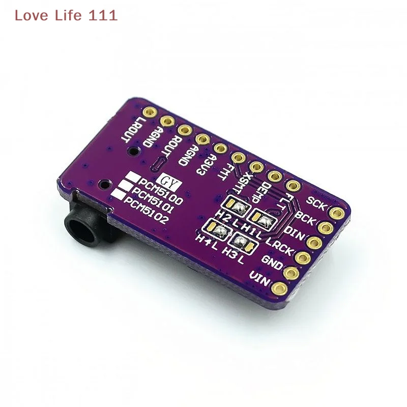 New 1 Set Player Module Interface I2S PCM5102A DAC Decoder For Raspberry Pi PHAT Format Board Digital PCM5102 Audio Board