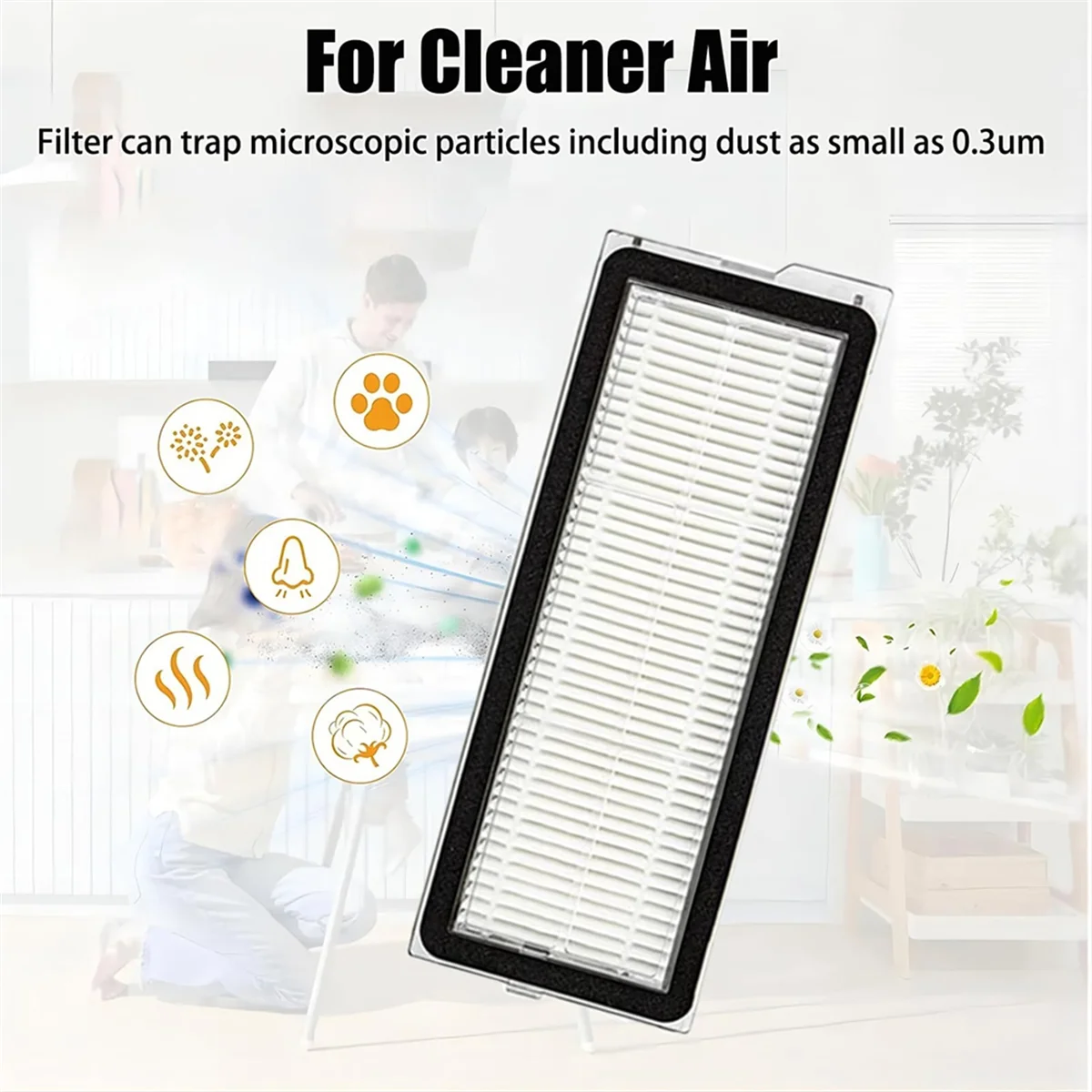 Accesorios de aspiradora para Roborock Qrevo S/Qrevo Pro/Qrevo MaxV Robot limpiador paño de mopa almohadillas bolsas de polvo al vacío filtros Hepa—A19G