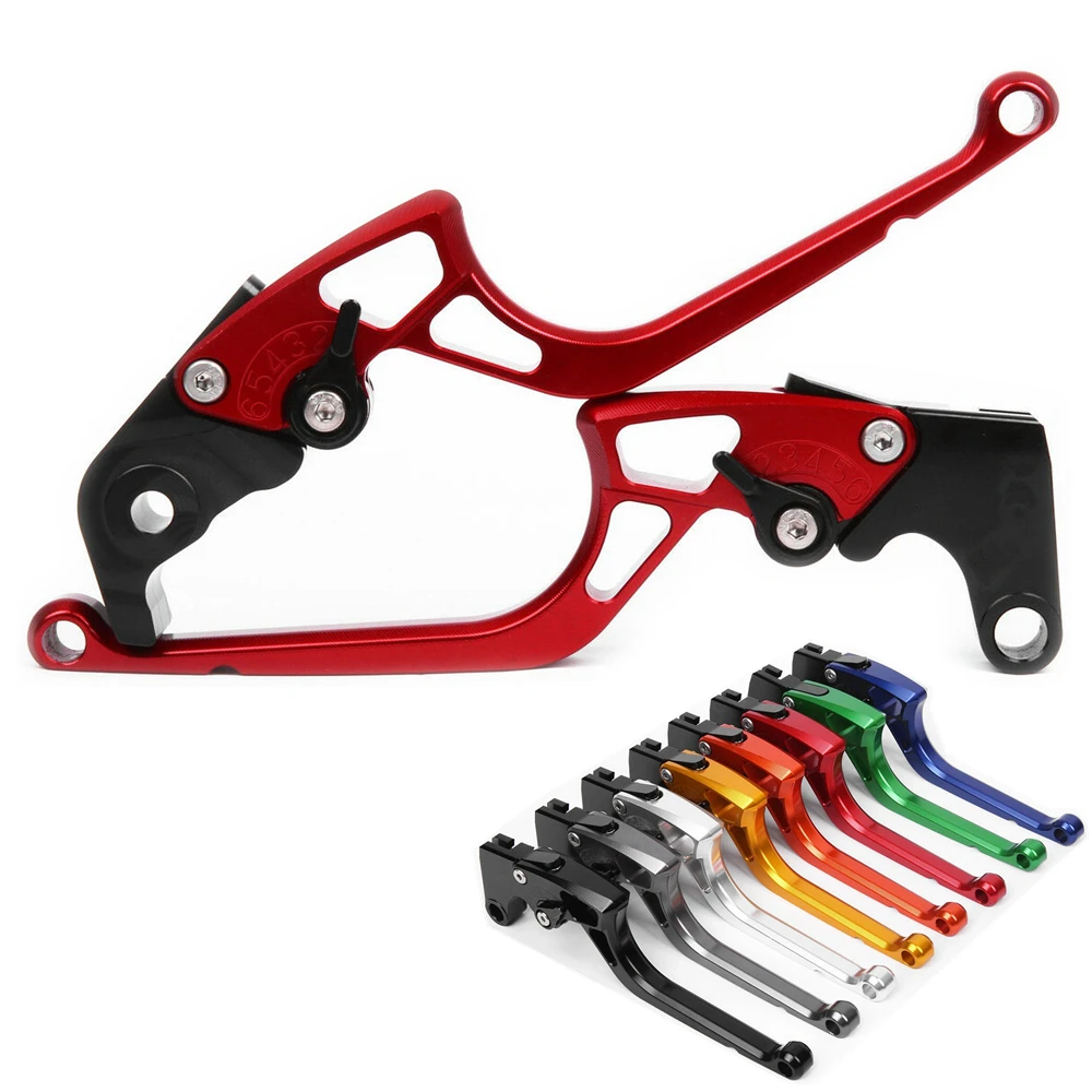 Leviers de frein et d'embrayage ergonomiques pour moto, 170mm, pour Kawasaki ZX 7R/7RR, ZX1100/ZX-11, ZG1000 CONCOURS, ZX9, ZRX1100/1200, ZZR1200