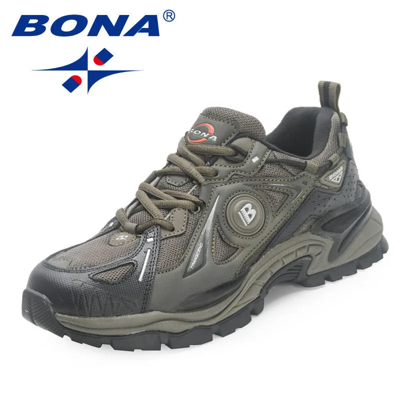 BONA 2023 New Designers Man Spo Anti-slip and wear-resistant Running Shoes Men Breathable Sneakers Outdoor Jogging Walking Shoes