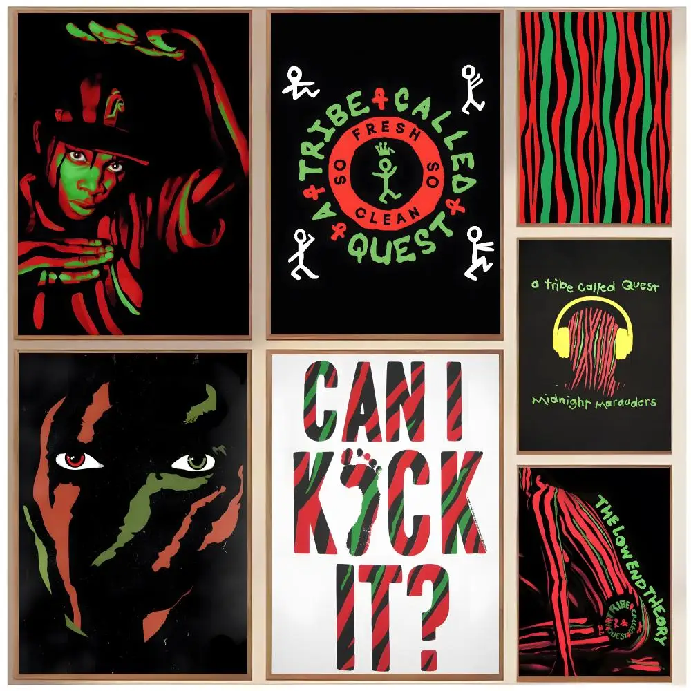Classic Hip-Hop Band A-A Tribe Called Quest Poster  Classic Home Interior Design & Modern Wall Decor Art Collection