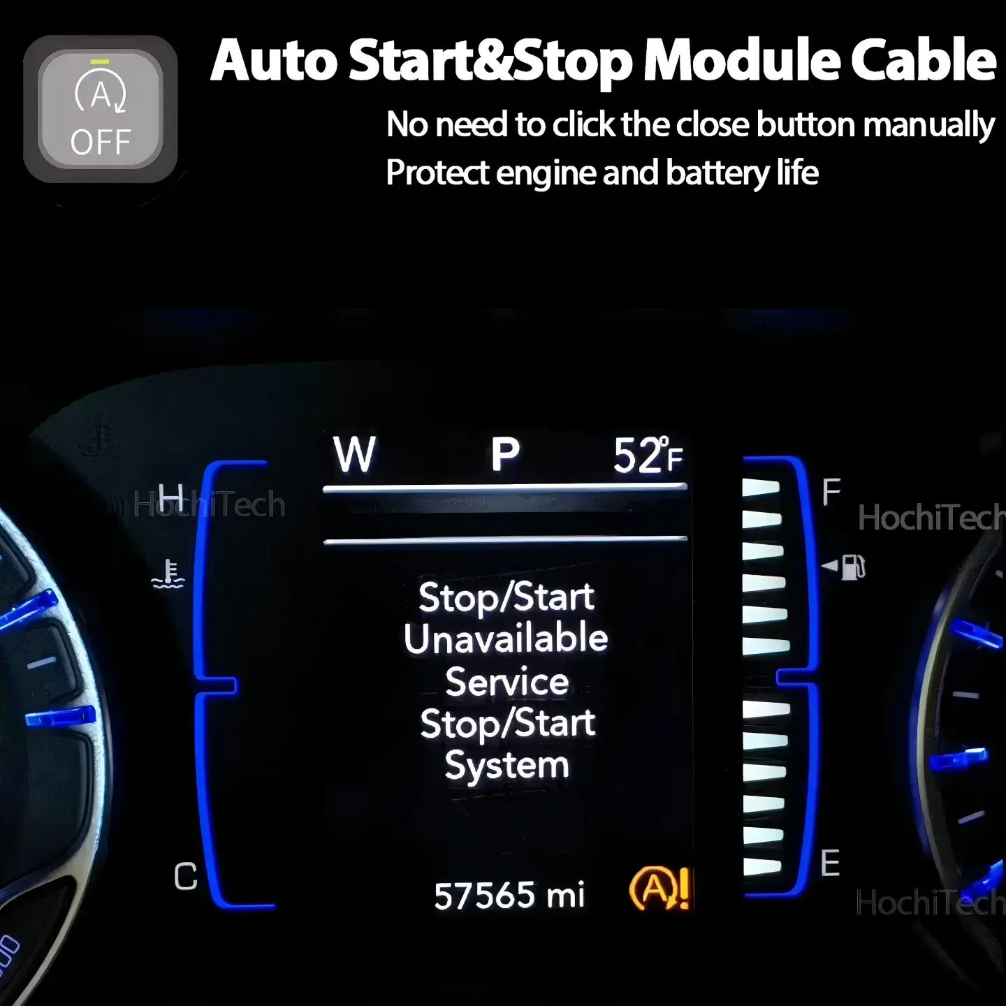 Start Stop Engine System Off Eliminator Device Control Sensor Plug Stop Canceller for Nissan NV400 2012-2022 Interstar 2022-2024