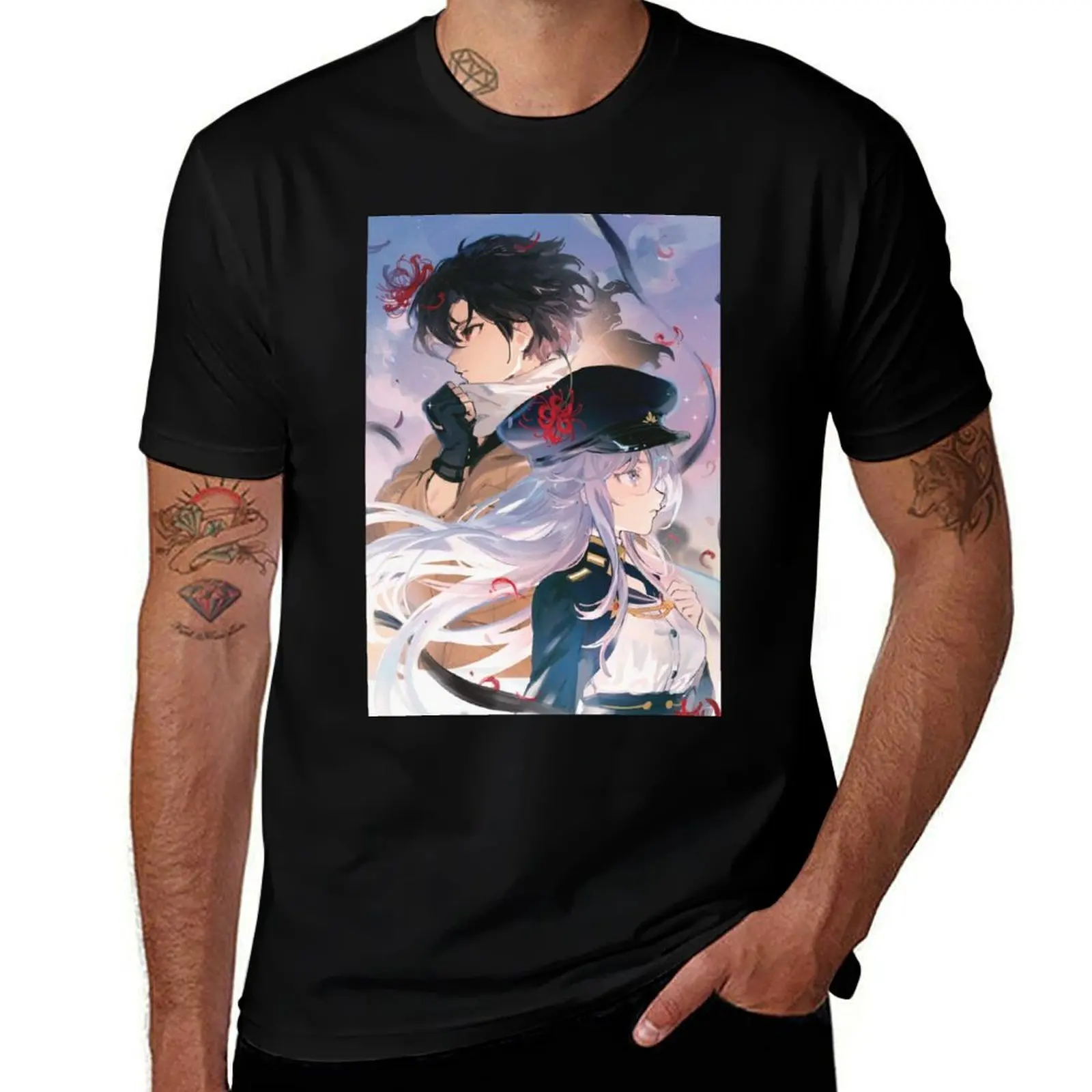 

Lena and Shin - 86 Eighty Six T-Shirt Lightweight Casual Summer T-Shirt