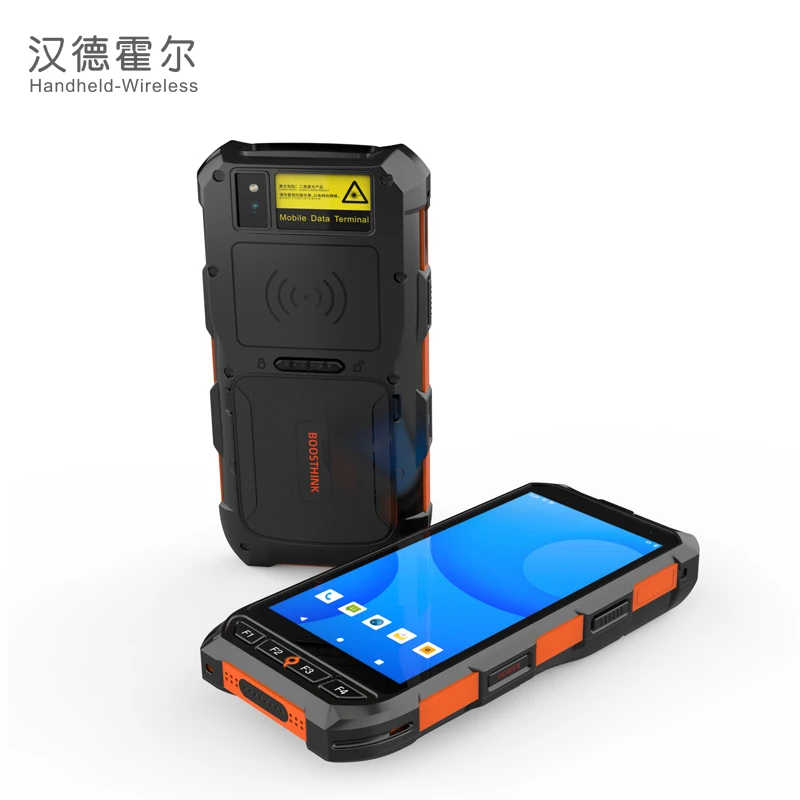 5.5 Inch Android 13.0 GMS Portable Handheld Pda with 13.56mhz Rfid LF 125K Access Control Card Reader for Attendance Management