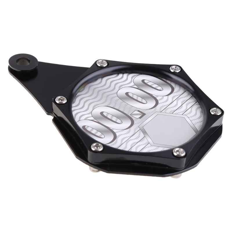 Waterproof Motorcycle Tax Disc Motorbike Universal Round Tax Disc Plate Holder for Scooters Quads Bikes Mopeds ATV