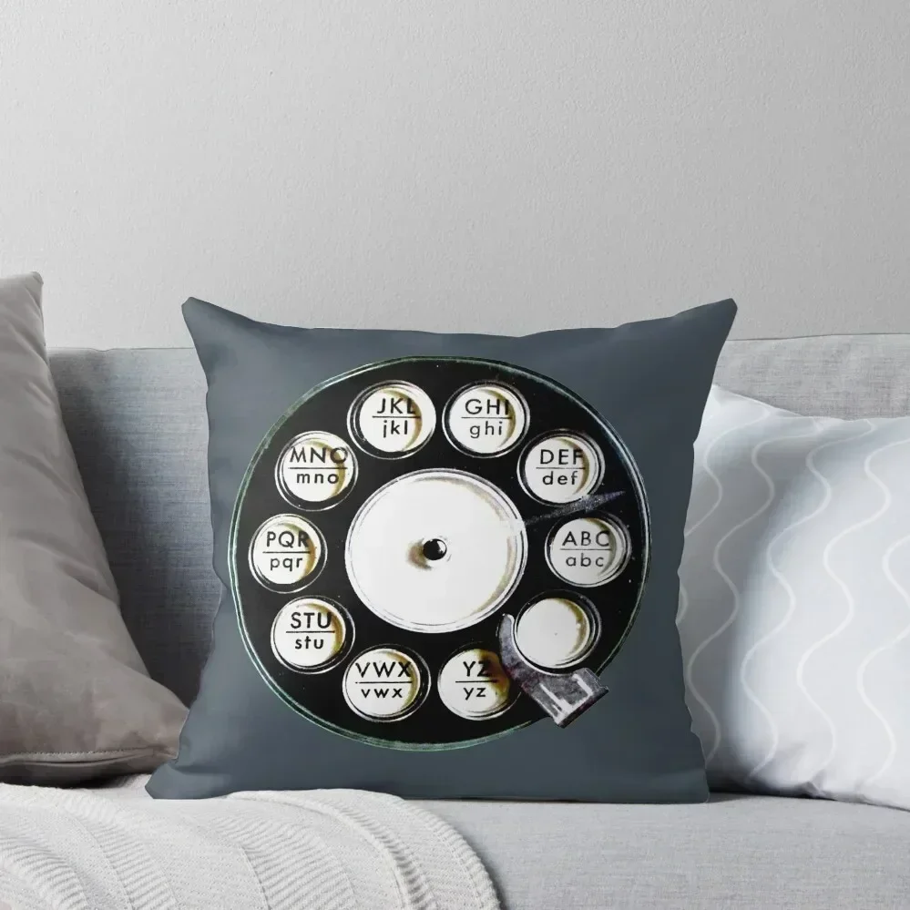 Retro Rotary Dial Phone, Vintage Phone Throw Pillow Decorative Cushions For Luxury Sofa Cushion Covers For Living Room pillow