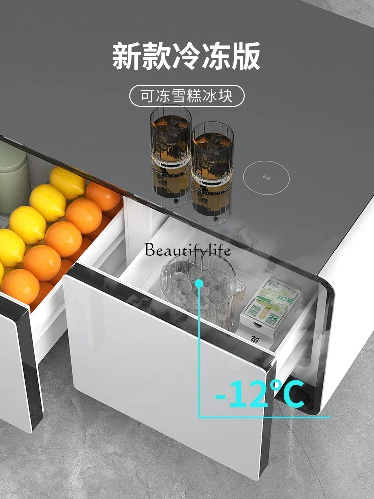 4 * ثلاجة متكاملة مزدوجة الأغراض ذكية متعددة الوظائف التبريد والتجميد مكتب شقة صغيرة منزلية #3