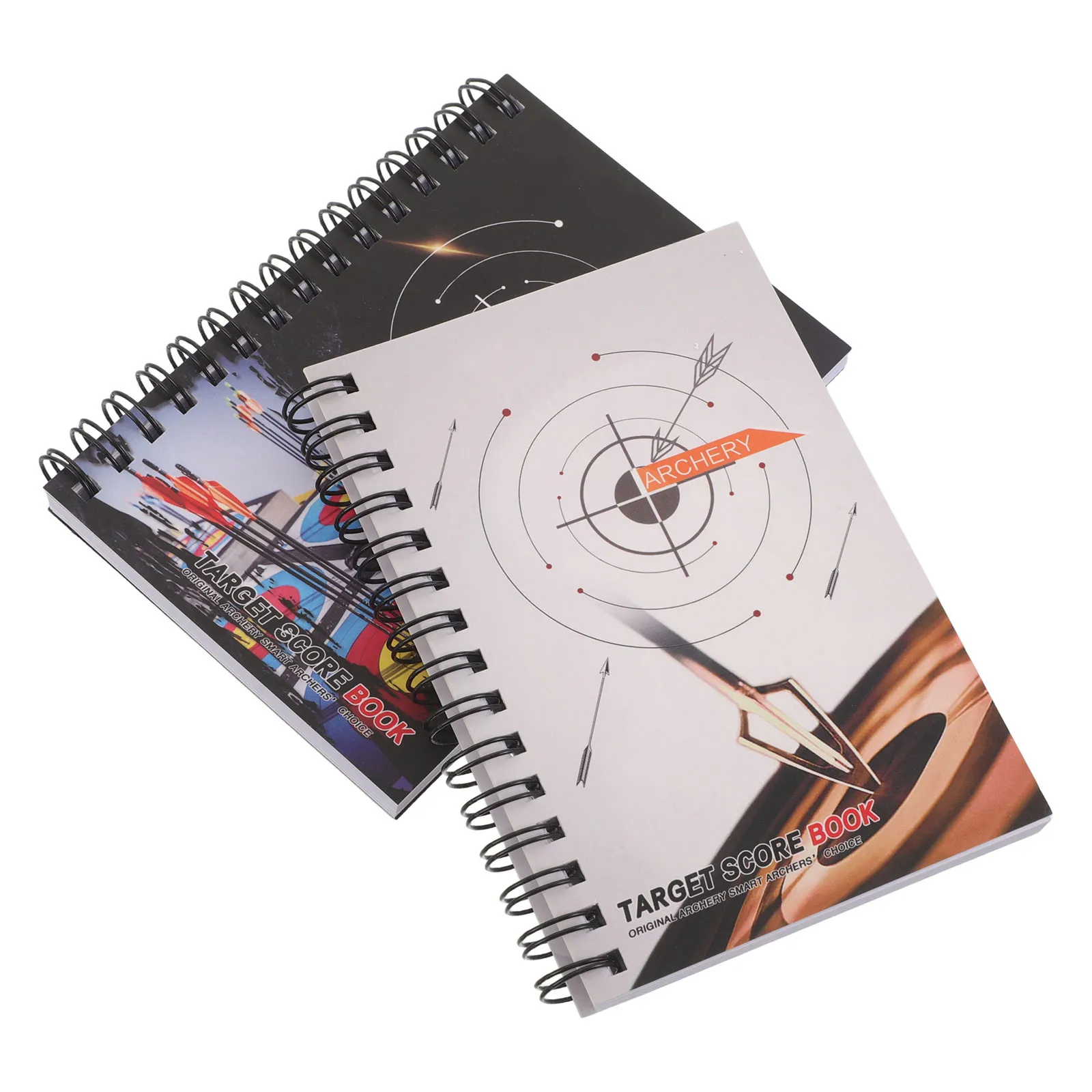 2 pcs Notebook Planner Journal Halloween Christmas New Year Archery Practice Archery Training Archery Score Cards White Black