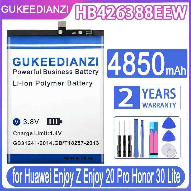 

Для Huawei Enjoy Z 20 Pro Honor 30 Lite HB426388EEW аккумулятор мобильного телефона высокая совместимость 4850 мАч высокая эффективность