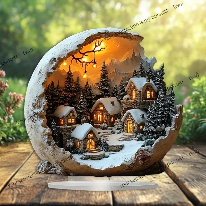 1 Uds. Decoración navideña, estilo bohemio, decoración de escritorio multifuncional para dormitorio, idea de regalo única.