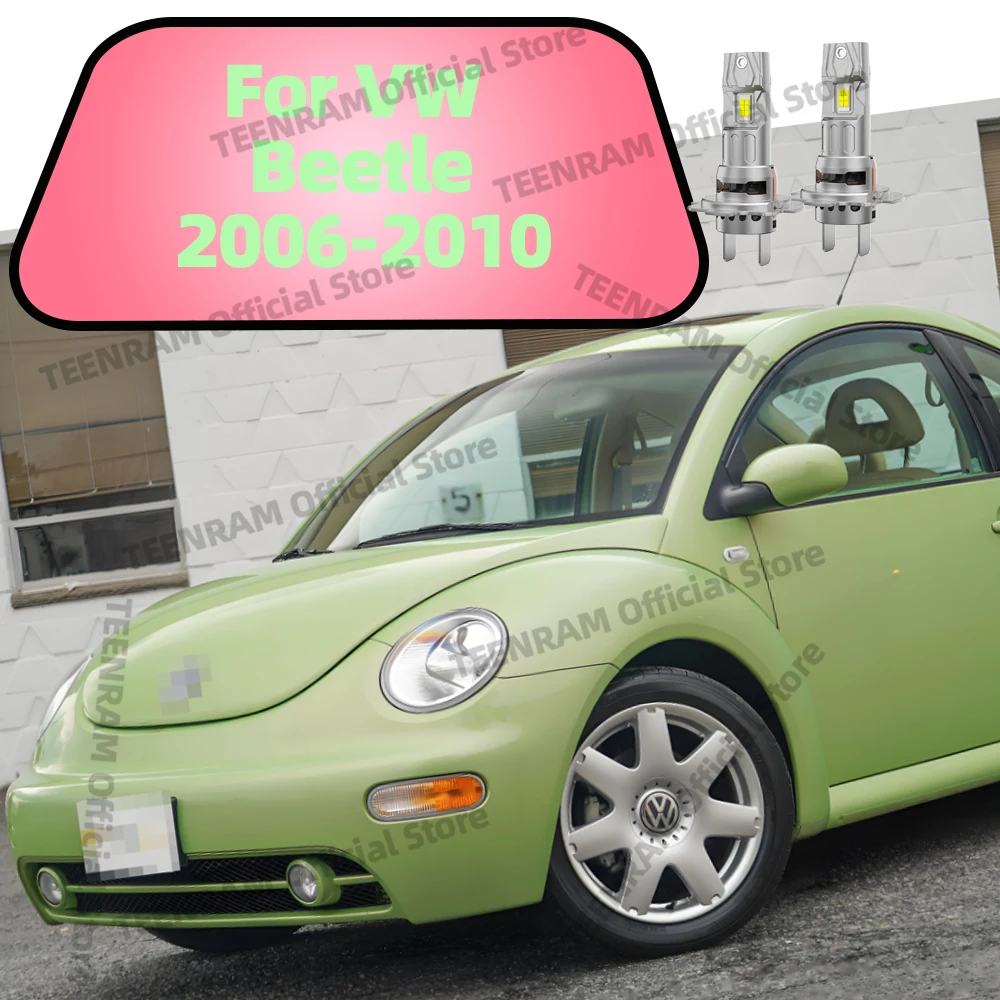 

2x For VW Beetle 2006 2007 2008 2009 2010 LED Headlight Bulb 30000LM Super Bright White 6000K