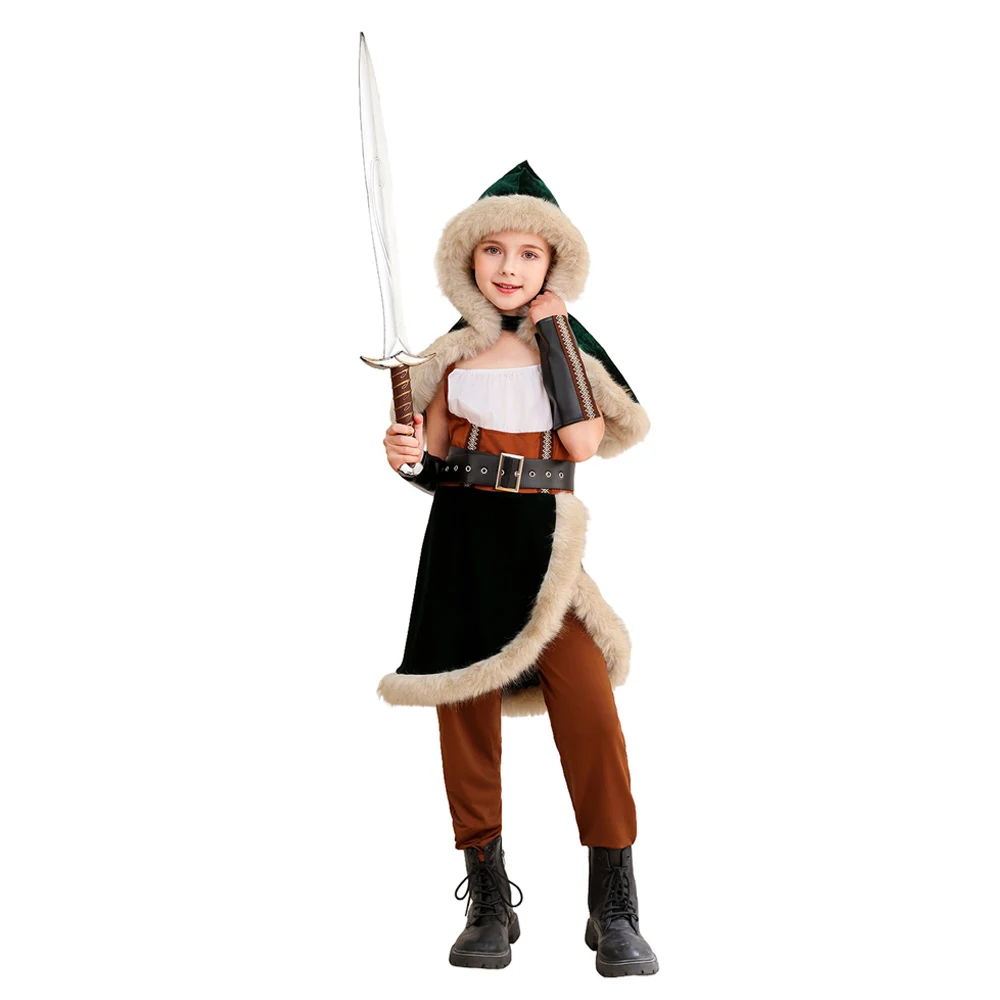 

Halloween Adult Girl Viking Warrior Costume Female Warrior Outfit Halloween Femininos Pirate Game Movie Party Cosplay Dress Up