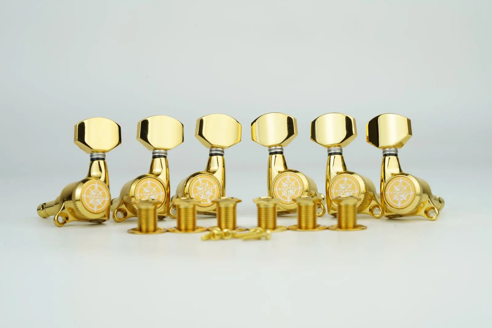 GUYKER  Guitar Locking Tuners Electric Guitar Machine Heads Tuners Metal Lock Guitar Tuning Pegs