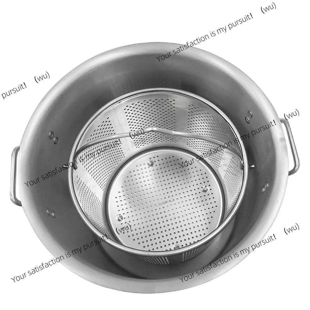 Simple kitchen straight stainless steel leakage tube canteen restaurant can be equipped with soup bucket food isolation leakage