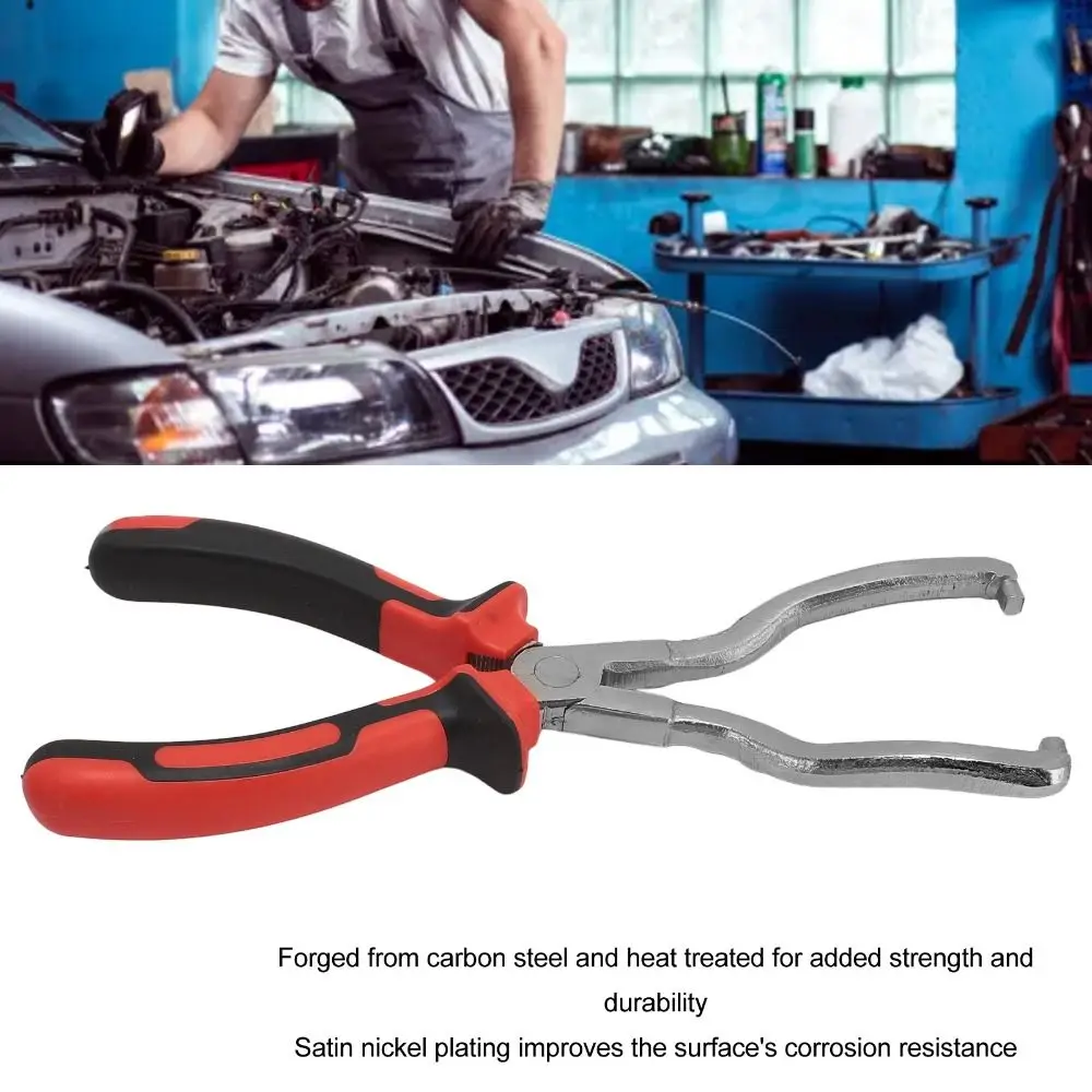 9 بوصة خط الوقود كماشة قبضة مطاطية مقابض حمراء خط الوقود قطع أداة قطع الاتصال السريع خرطوم المشبك كليب كماشة الثقيلة #1