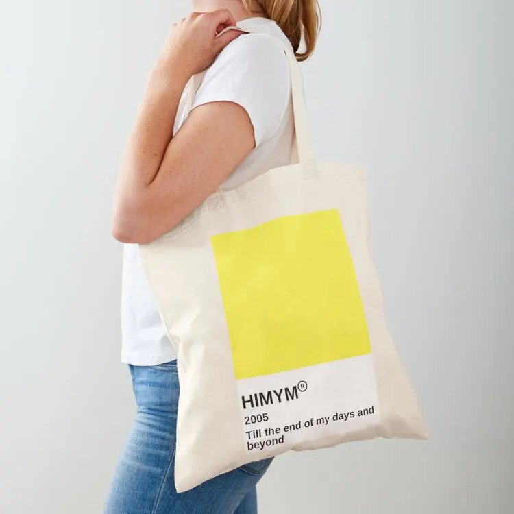 

How I Met Your Mother Pantone Tote Bag Women's beach bags the tote bag Fabric bag shopper women canvas