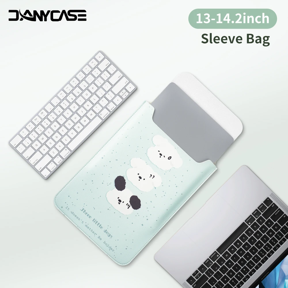 13.6-14.2 Tablet Handbag For Macbook For iPad 11th A16 Cover For Samsung Xiaomi HUAWEI Sleeve Bag Shockproof Pouch Multi Pockets