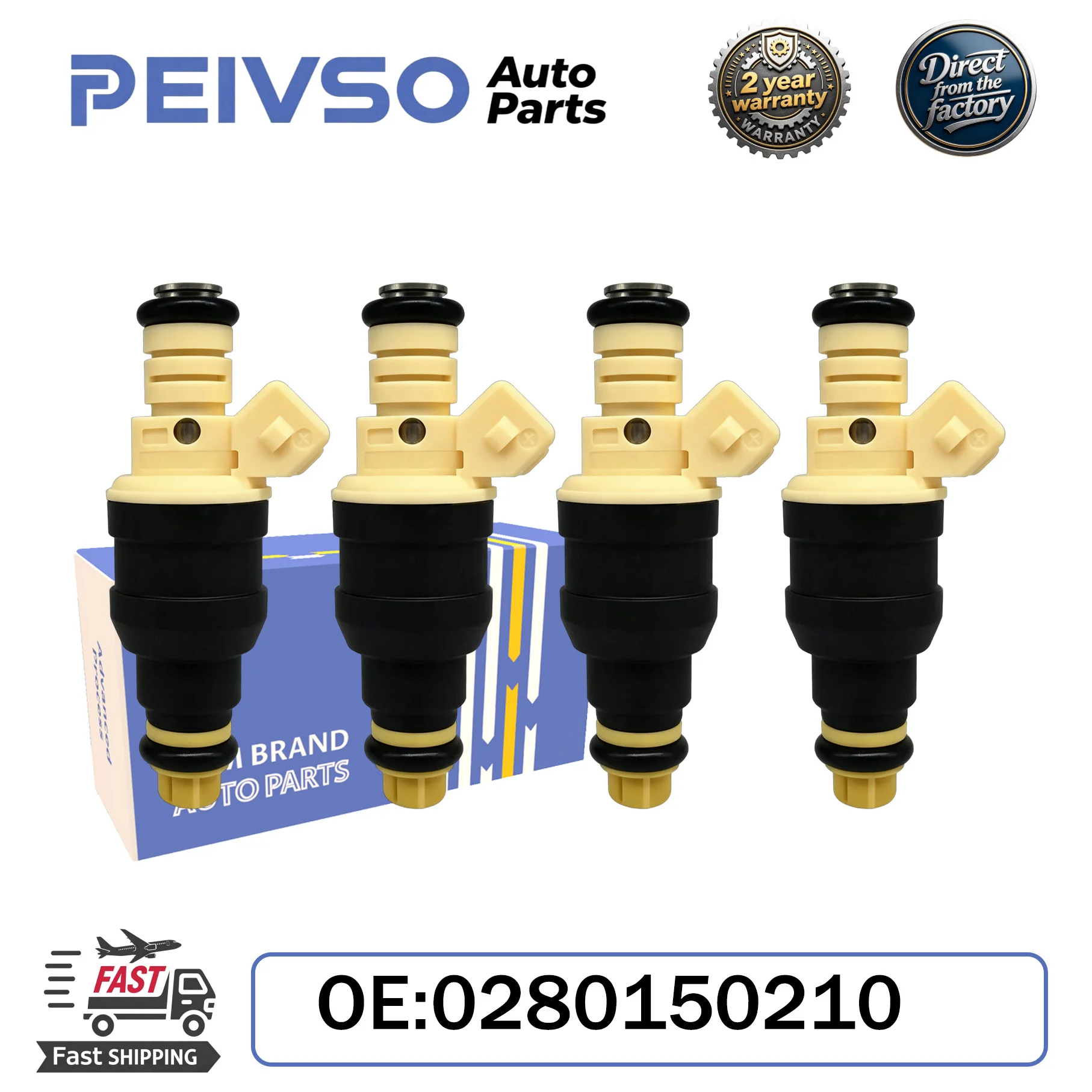 PEIVSO 4pcs 0280150210 13641284408 Fuel Injectors For BMW K750 K1100 K1200 K1300 K1600 K75 K75T K75C Motorcycle
