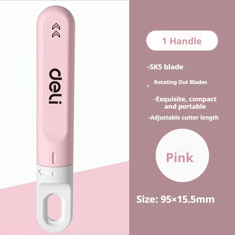 أدوات سكين Xiaomi Deli المساعدة الدوارة المحمولة Unpack Express الة قطع الورق طالب مدرسة مكتب القرطاسية قطع الإمدادات